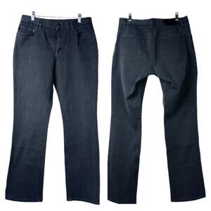 LAUREN JEANS COMPANY Women's Dark Gray Bootcut Jeans   8  Preppy Western Moto